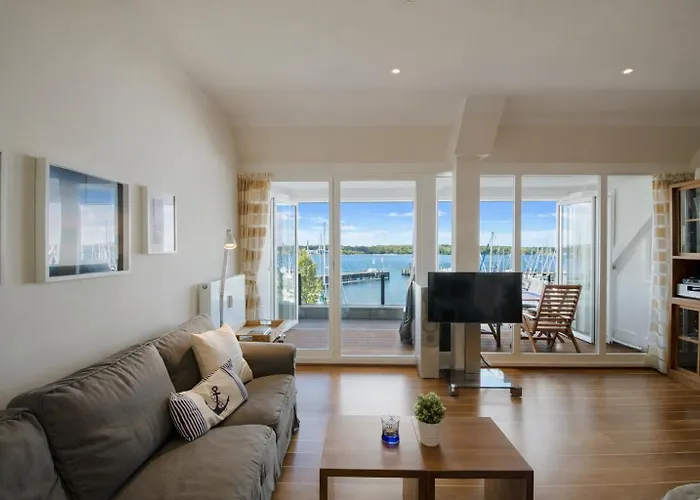 Fewo1846 - Baltic - Komfortable Maisonettewohnung Mit 3 Schlafzimmern, Balkon Und Blick Auf Marina Sonwik * Flensburg